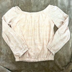 Art Class | Shirt | L 10/12 | Chic Off-Shoulder Blouse in Light Pink